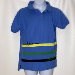 Hartstrings boys rowing crew stripe polo shirt 12